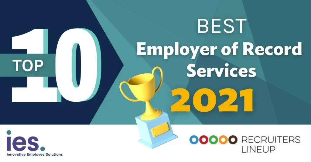 IES Named Top 10 Best Employer of Record Services 2021