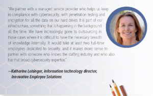 IT Director, Katherine Leisinger, Quoted