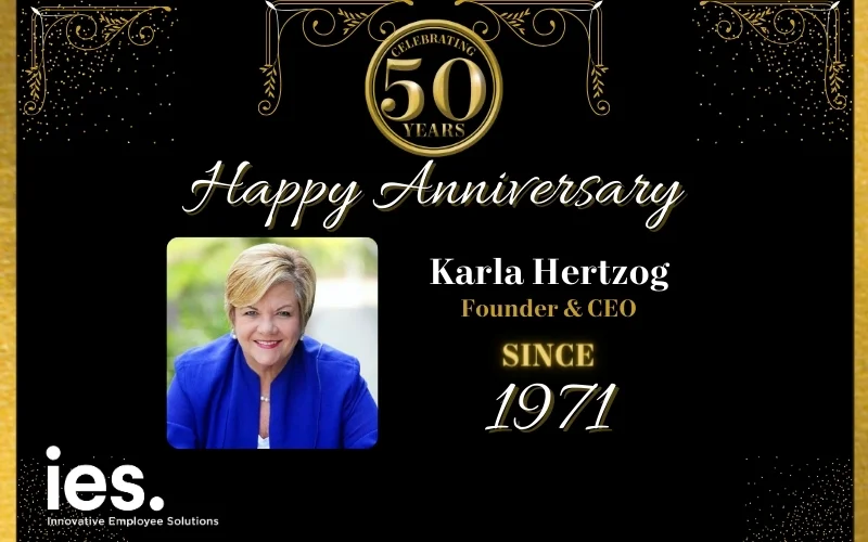 Karla Hertzog Celebrates 50 Years with Innovative Employee Solutions!