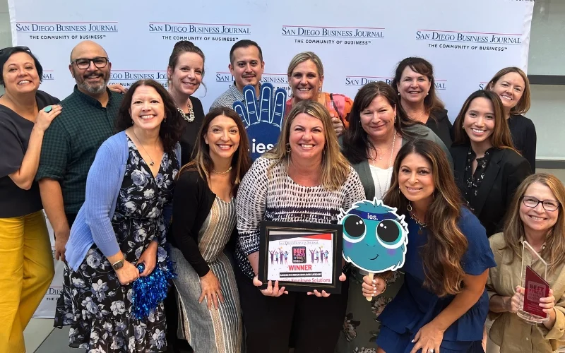 IES Named Winner for Best Places to Work 2022 by SDBJ