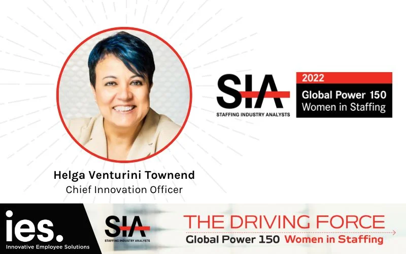 Helga Venturini Townend Named on the SIA Global Power 150 Women in Staffing for 2022 List