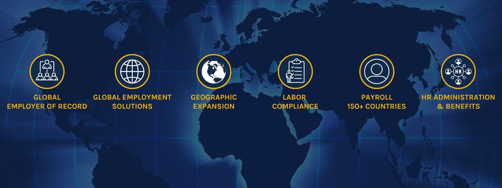 navy map with icons