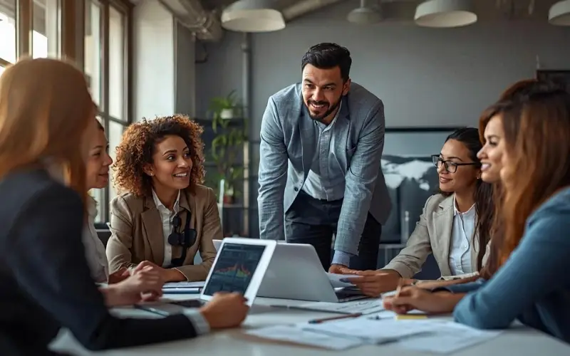 professionals discussing EOR service models